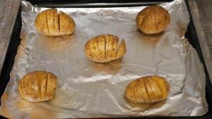 КАРТОШКА ГАРМОШКА ПОД СЫРНОЙ КОРОЧКОЙ