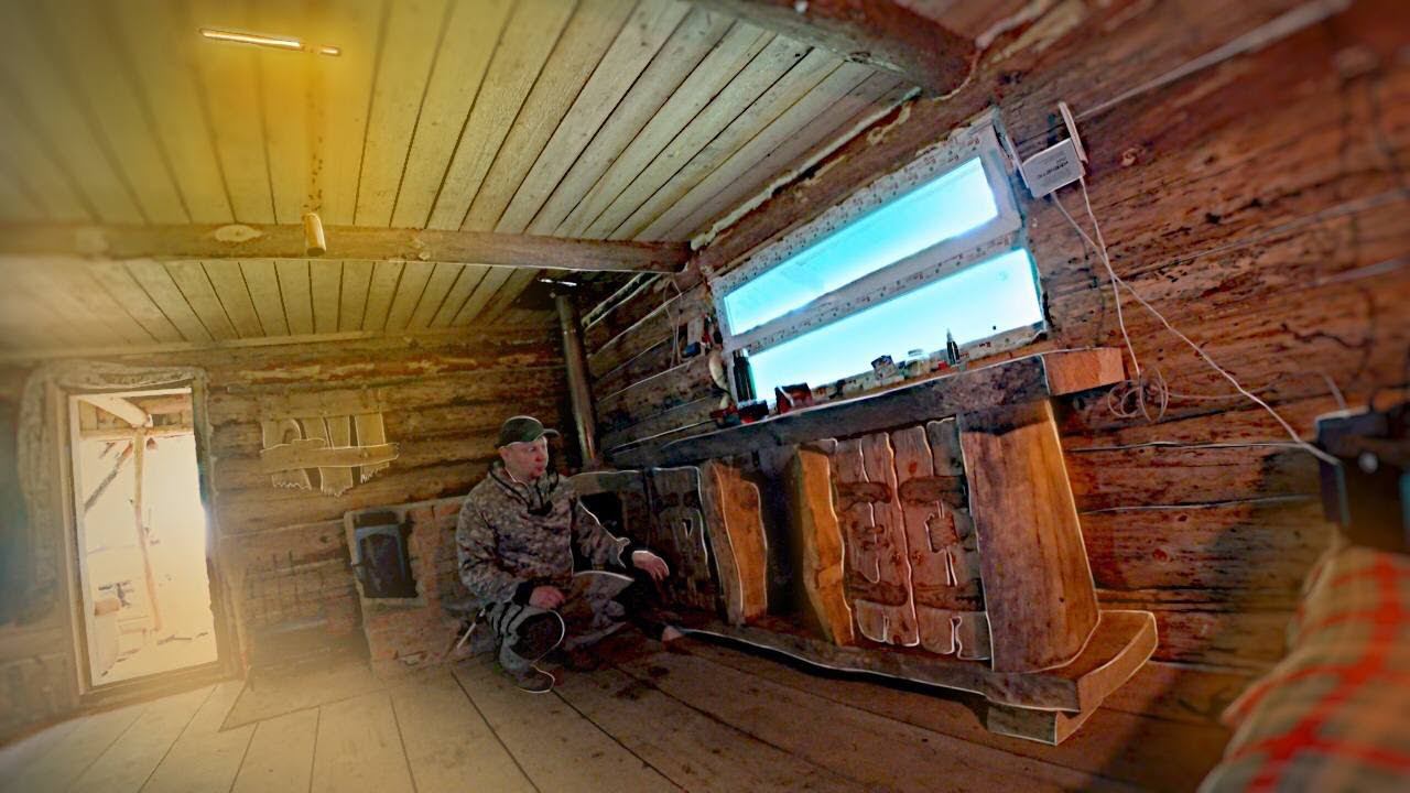 КУХОННЫЙ ГАРНИТУР В "ДИКОМ СТИЛЕ" ГОТОВ. Посадили КАРТОФЕЛЬ на таежном поле особым методом. смотреть онлайн