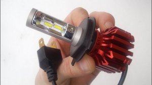 Светодиодные лампы Н4 | СРАВНЕНИЕ LED H4 и ГАЛОГЕН | тест Yhkoms
