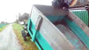 ТМ-500 Переделка ходовой мотоблочного прицепа