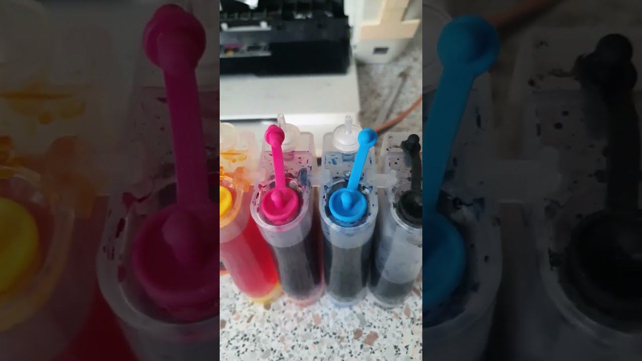 Протёк принтер с СНПЧ #shorts смотреть онлайн