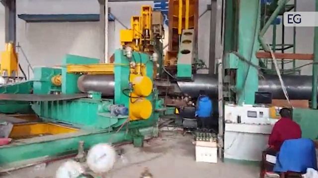 Линия для производства спирально сварной трубы большого диаметра