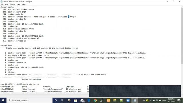 DOCKER SWARM CONCEPT смотреть онлайн
