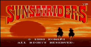 Игра "Sunsetriders" или всадники на закате для игровой приставки SEGA