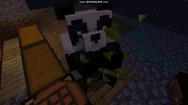 10 часов панда есть бамбук в Майнкафте. смотреть онлайн