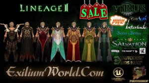 Set of Cloak for www.ExiliumWorld.Com server. LINEAGE II. ◄√i®uS►