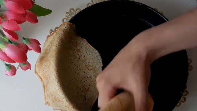 ТОРТ ИЗ БЛИНОВ с творожным кремом!Невероятно вкусный!Рецепт нежнейших блинов!Радуйте любимых близки