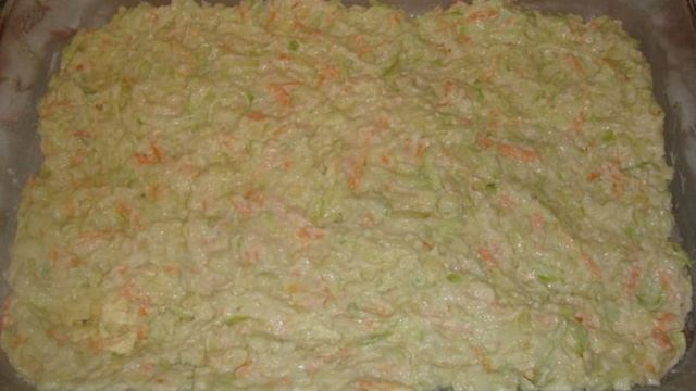 Кабачковый торт с фаршем
