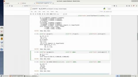 Обзор методов numpy, tensorflow, pytorch
