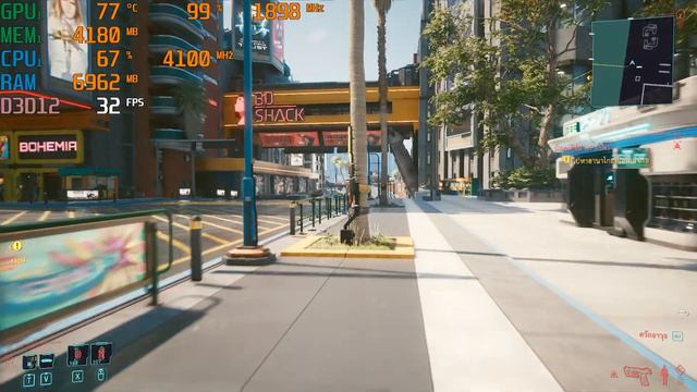 #Cyberpunk2077#Update Patch 1.3 1080p graphics ALL Settings #GTX1060 6G #quick sync recording смотреть онлайн