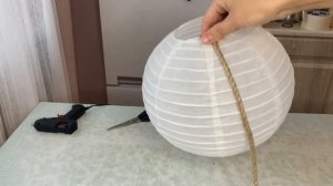 Делаем ночник Воздушный шар своими руками