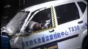 Hafei Brio crash-test