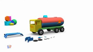 Нефтяной танкер Транспортные средства мультфильм видео для детей