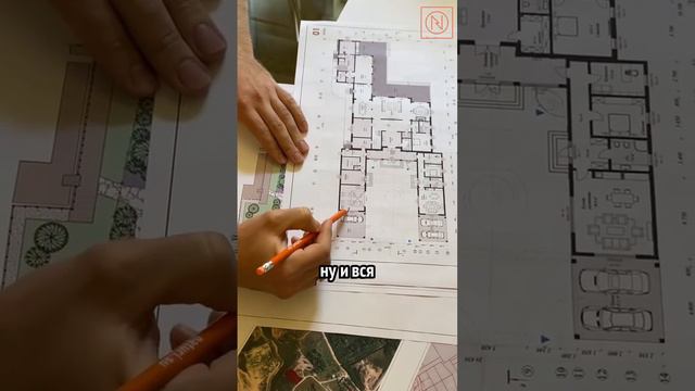Планировка первого этажа дома Naturi Часть 2