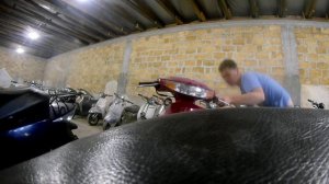 Покупка двух скутеров с контейнера . Старый Крым . Быдловатый персонал!