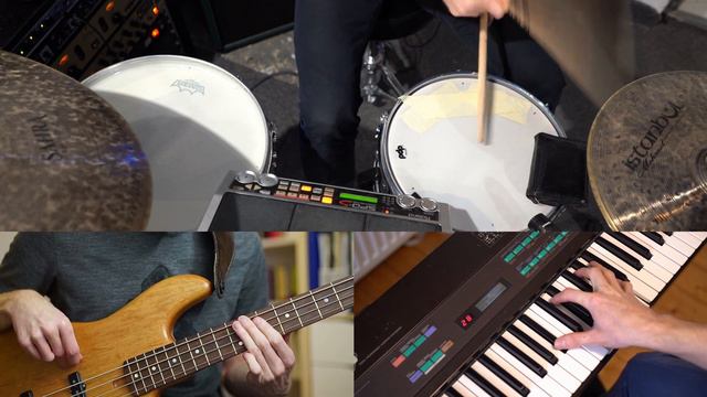 Groove Jam on Drums, Bass & Yamaha DX7 смотреть онлайн