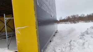 автомойка из сэндвич панелей