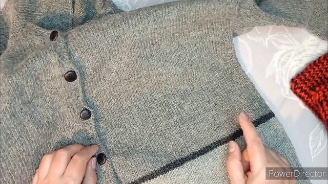 Кардиган из рассказовской пряжи. Попетельное описание.