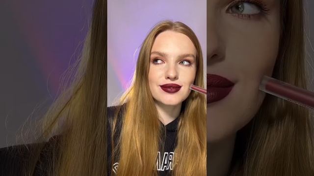 Свотчи: жидкие матовые помады Influence beauty