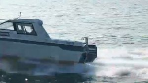 Проверка двигателя Yamaha 115лс, 4 такта на катере Yamaha LS20