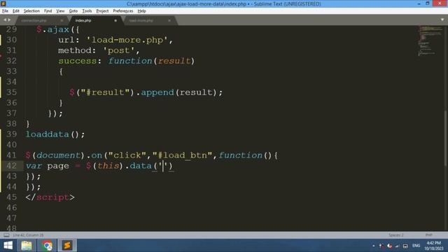 Load More Pagination using AJAX in PHP MySQL with Source Code