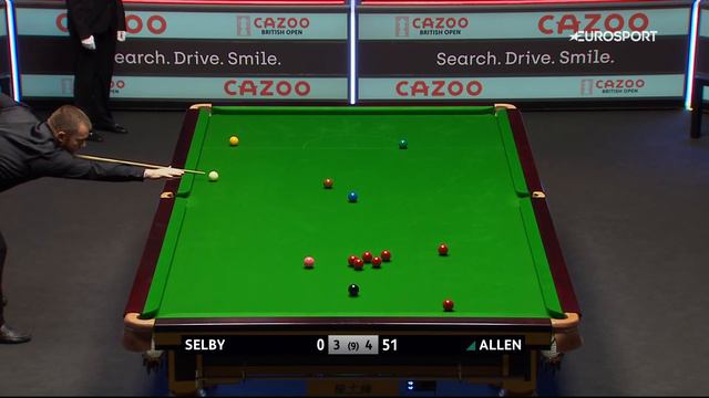 Mark Allen's break of 126 in the final frame to seal victory over Mark Selby | Eurosport Snooker смотреть онлайн
