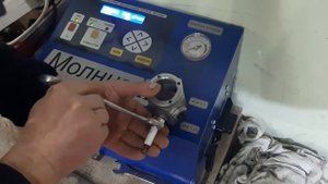 Проверка свечи НЖК на стенде (брак)