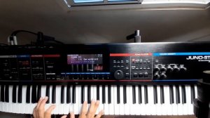 Roland juno stage.