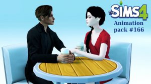 Animation Pack #166 - a conversation at the table | Анимации Симс 4 - разговор за столом (Download)