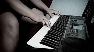 Илья Рябинин "Седая ночь" на синтезаторе.