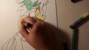 Как нарисовать Бабу ягу?