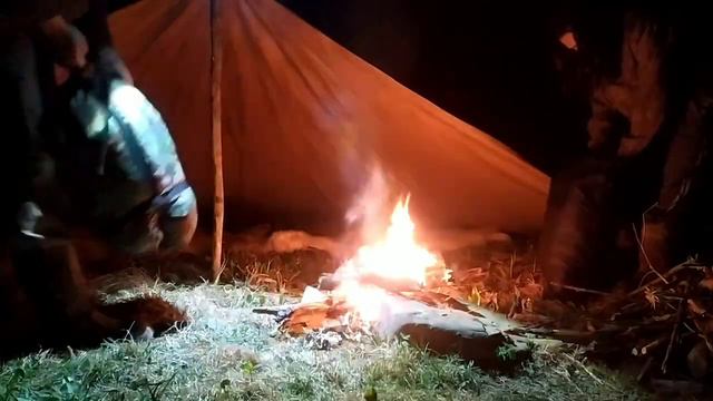 Ночевка на берегу реки с братом. Пошли без собак. смотреть онлайн