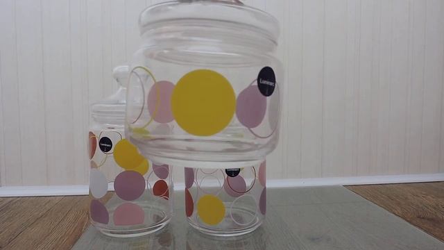 Обзор набора банок для сыпучих продуктов Luminarc Club Zoom White 3 шт (N1638) из Rozetka смотреть онлайн