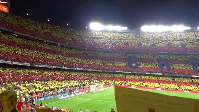 Super Classico - Atmosphere in Camp Nou Barcelona Stadium смотреть онлайн