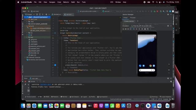 How to Set up Flutter 3 on Apple MacBook M1 Pro 14' | Full Working | Run on Android and iOS Emulato смотреть онлайн