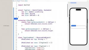 Изучаем SwiftUI | Урок 57 - делаем красивый Tags List View