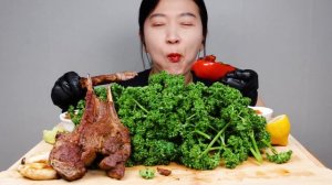 양갈비에 시원한 맥주 한잔! 리얼사운드 먹방 ASMR GRILLED LAMB CHOPS MUKBANG EATING SOUNDS NO TALKING | NAJIN