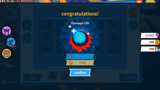 ЗВЕЗДНЫЙ НИНДЗЯ В РОБЛОКСЕ! КРАФТИМ САМЫЙ КРУТОЙ СЮРИКЕН! ROBLOX Ninja Star Simulator смотреть онлайн