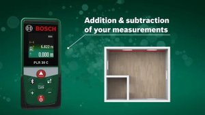 Лазерный дальномер с Bluetooth Bosch PLR 30 C