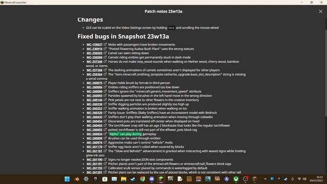 Minecraft Snapshot 23w 13a GUI Scale control + Bug Fixes смотреть онлайн