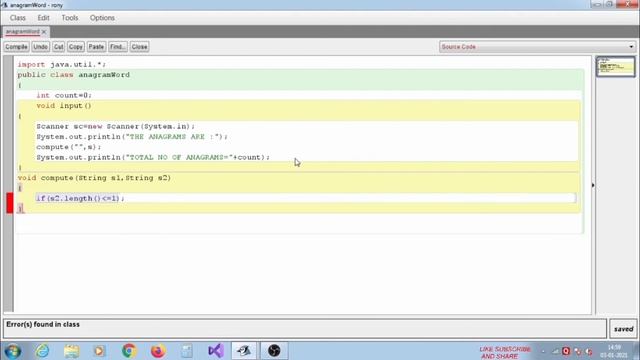 WRITE A PROGRAM IN JAVA TO PRINT ANAGRAMS WORD | BLUE J | M.U. AHMED | STUDY WITH ME. смотреть онлайн