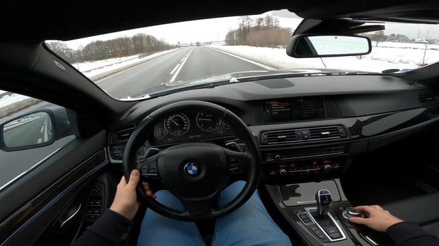 BMW 5-series F10 530d xDrive 258HP (2012) Automatic POV Test Drive & Acceleration| 4K #90 смотреть онлайн