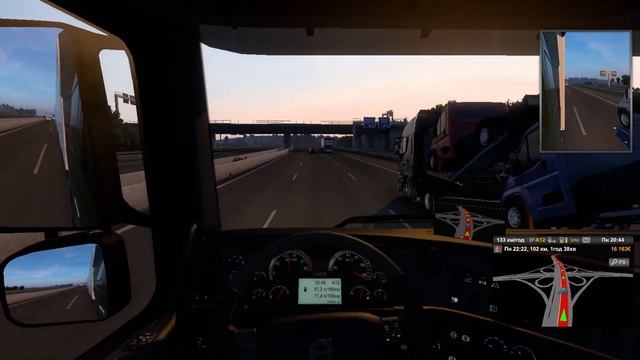 Euro Truck Simulator 2 самая не везучая поездка в мире. Проехал свой поворот #4 смотреть онлайн