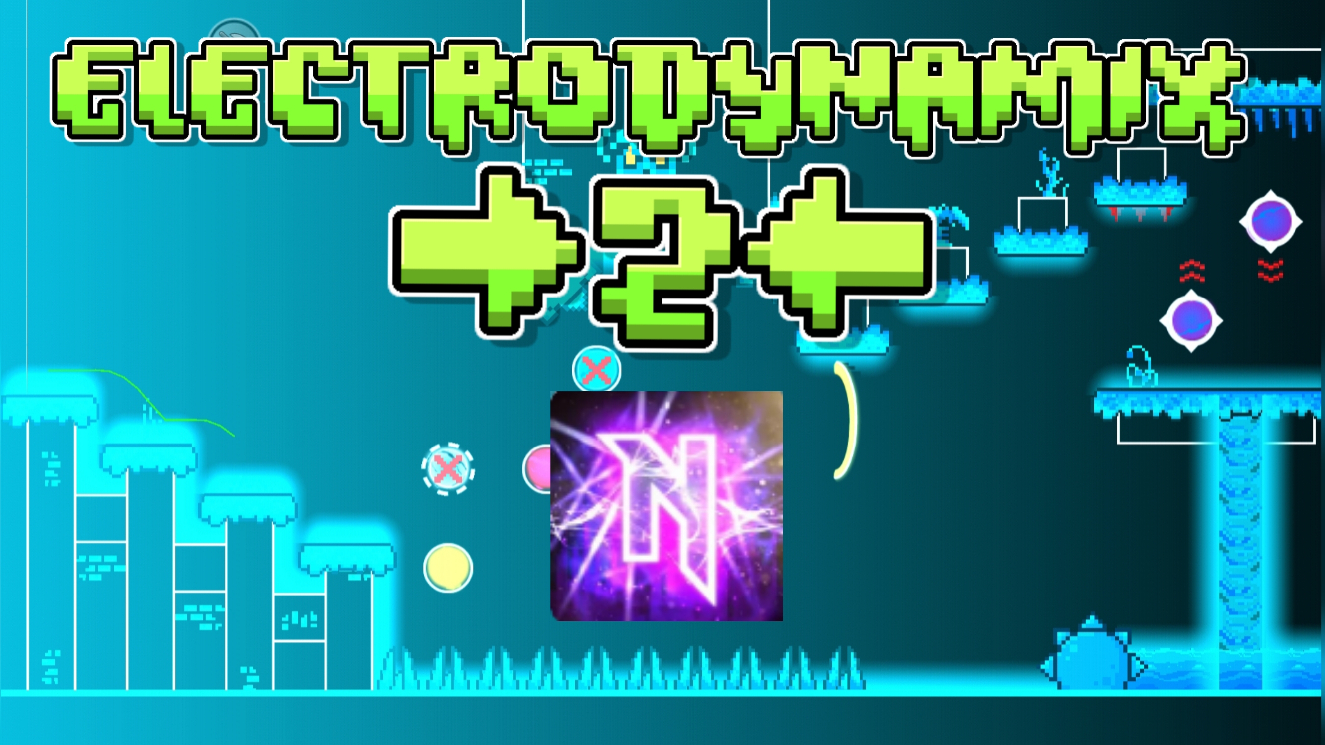 Geometry dash - Electrodynamix 2 Трейлер (hard 5⭐)