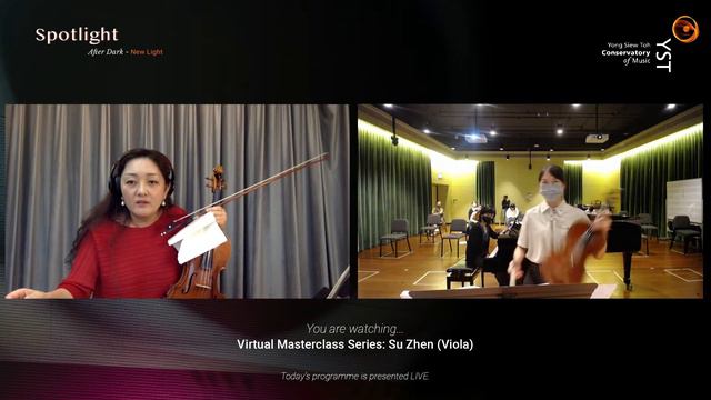 Virtual Masterclass Series: Su Zhen (Viola) (6 Sep 2021) | YST Conservatory смотреть онлайн