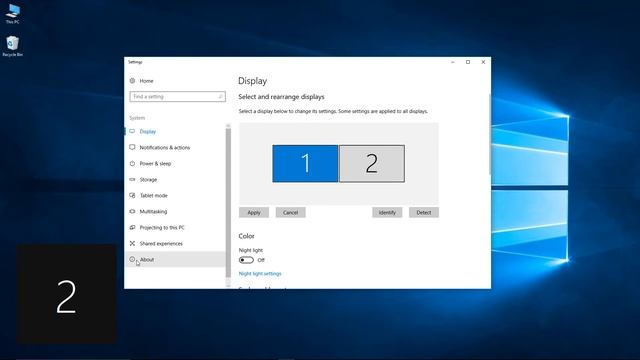 Windows 10 Multiple Monitor Display Settings смотреть онлайн