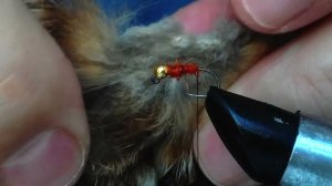 Мушка куколка ручейника, для ловли ленка и хариуса