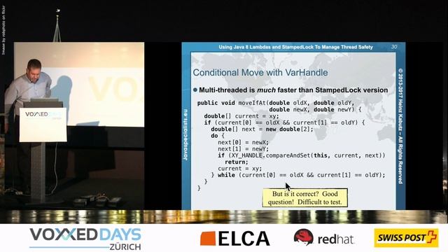 Using Java 8 Lambdas and Stampedlock to manage thread safety by Heinz M. Kabutz смотреть онлайн