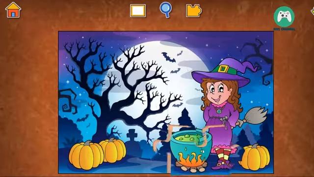 Games Halloween - Jigsaw Puzzles Halloween Game for Kids - Fun Baby Games | M92 Channel смотреть онлайн