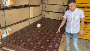 Ламинированная Фанера. Обзор русской Фанеры из березы. Склад. Толщина 18 мм